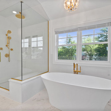 Master Bathroom Tub and Shower
