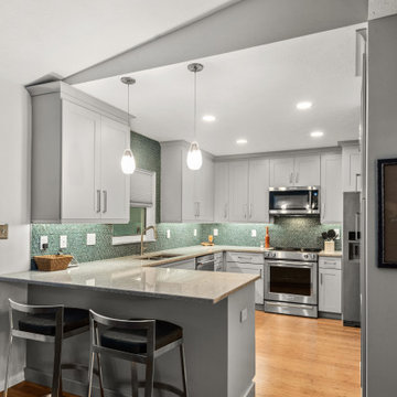 Temple Terrace kitchen in cool greys