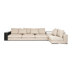 L Shaped Sofa with Bookshelves - Sofas And Sectionals