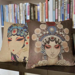 Pillows! Pillows! EVERYWHERE! Opera Singer Pillows - Decorative Pillows