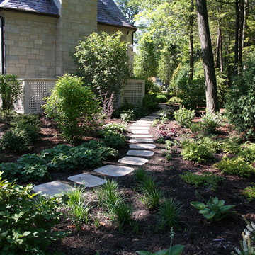 Pool and Reflecting Pond with Natural Stone Elements