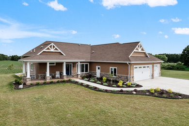 Example of an exterior home design in Other