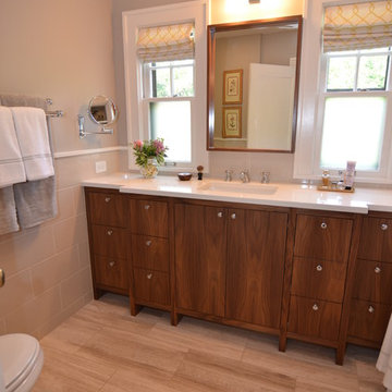 Luxurious English Tudor Master Bathroom