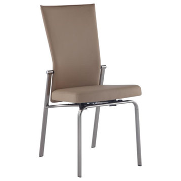 Motion Back Side Chair - Set Of 2, Beige