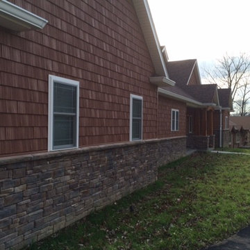 Material supplied for a Craftsman style new construction project