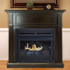 Pleasant Hearth 42" Vent-Free Dual Fuel Gas Fireplace, Tobacco
