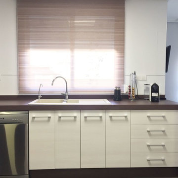 Una cocina abierta para ganar amplitud