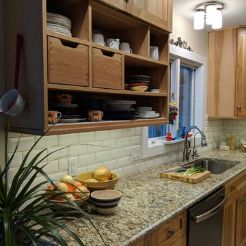 Kalamazoo natural hickory kitchen remodel 2018