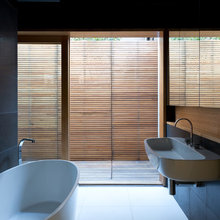 Outside of downstairs master bath