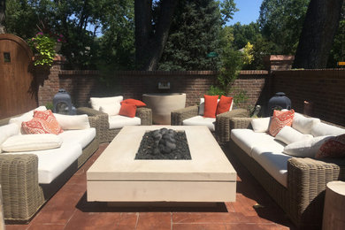 Patio - transitional patio idea in Other