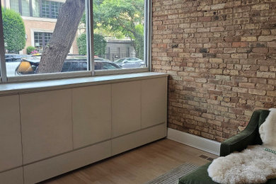 Minimalist entryway photo in Chicago