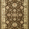 Concord Global Chester 9708 Oushak Rug 5'3"x7'3" Brown Rug
