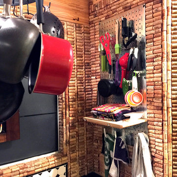 Artisan Kitchen with Wall Control Pegboard