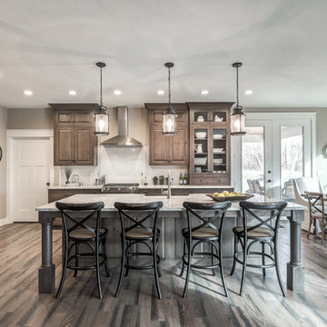 Shiloh Cabinetry - Rustic Alder Silas Finish & Graphite Highlight