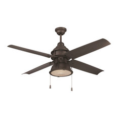 52" Espresso Ceiling Fan w/ Blades & LED Light - Craftmade Port Arbor PAR52ESP4