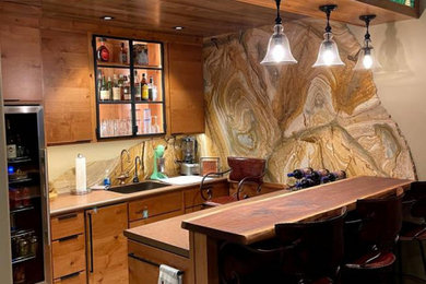 Inspiration for a home bar remodel in Other