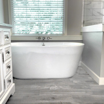Kim E. master bathroom by Victor Smith