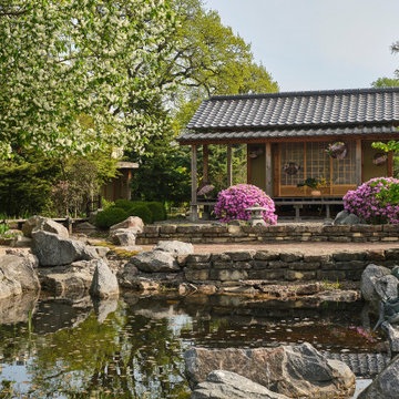 Фотосъемка Японского сада в Ботаническом саду БИН РАН