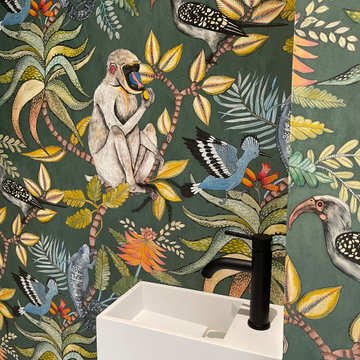 Second oeuvre et aménagement d'une maison bois contemporaine