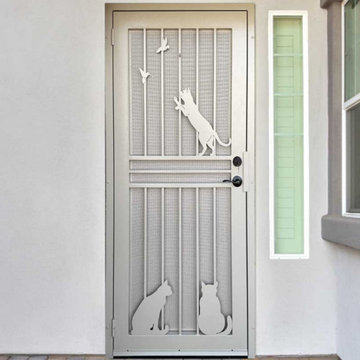 Summer Catch Iron Security Door