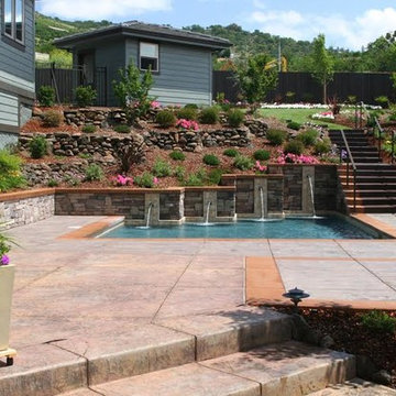 Fountain-Edged Pool