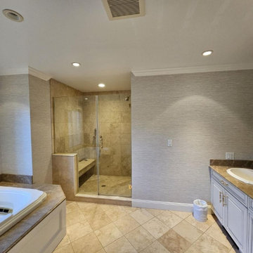 Bathroom wallpaper installation Denver, CO