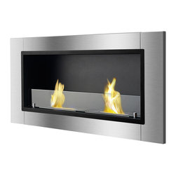 Ignis Recessed Ethanol Fireplace Lata - Indoor Fireplaces