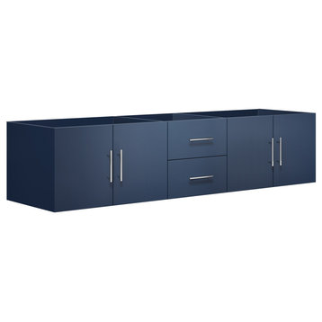 80" Navy Blue Vanity Cabinet Only