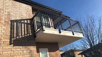 Repair deck, vinyl deck waterproofing, railing and patio cover. COMPLETED