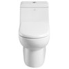 Fresca Antila One-Piece Dual Flush Toilet With Soft Close Seat