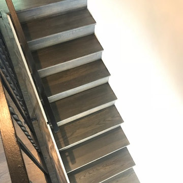 Gray stain on 1950s white oak