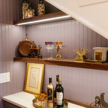 Walnut, quartz and brass