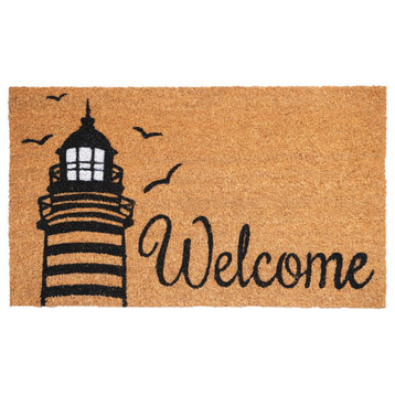 Lighthouse Welcome Doormat, 24"x36"