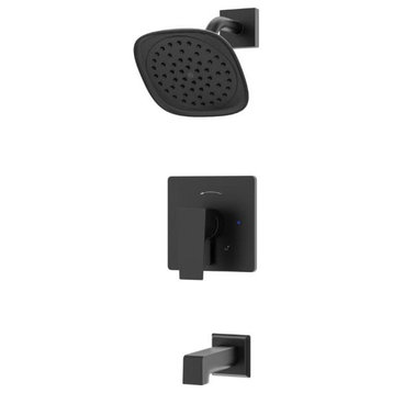 Symmons S4992TRM Verity Tub and Shower Trim Package - Matte Black