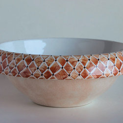 LVT 100 Trapunta Hand Painted Vessel Bathroom Sink - Bathroom Sinks
