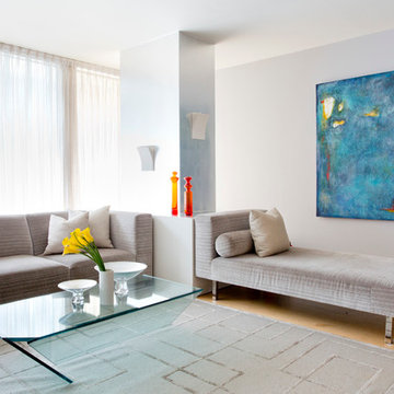 My Houzz: A West Chelsea Duplex Combines Modern Style and Glamour
