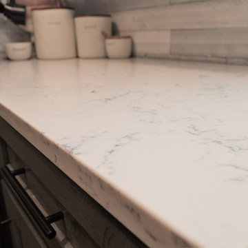 Modern Kitchen Boasting Open Shelving