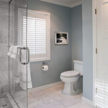 White Spa Master Bathroom