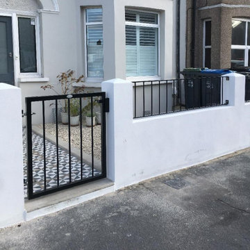Small Garden Gate with Matching Railings