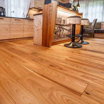 Parquet orme contrecollé huilé — Suite chalet montagne