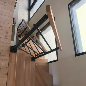 Création d'un escalier style industriel