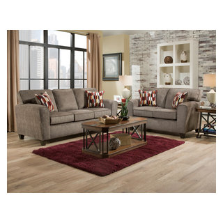 Mickey pewter sale sofa & loveseat
