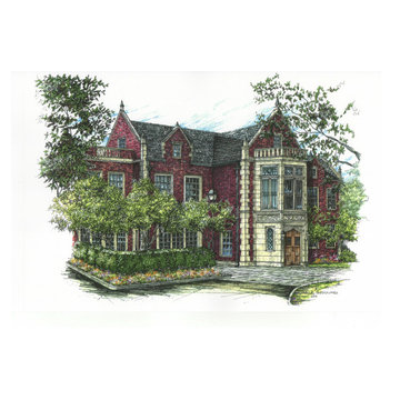 Bed and Breakfast home portrait
