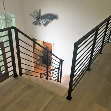 Stephanie - horizontal steel railing