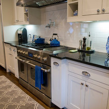 Kitchen and cabinets
