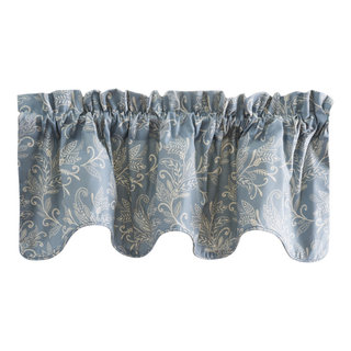 Boxtree Scalloped Lined Valance