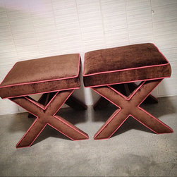 Custom X Benches - Footstools And Ottomans