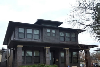 Trendy exterior home photo in Dallas