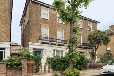 Modern house exterior in London.