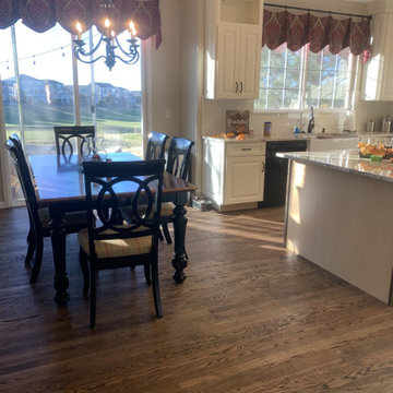 Red oak wood floors with penetrating oil in Parker, CO